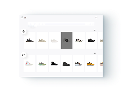 Ecommerce Store Horizontal View adobe brand business design digital dribble ecommerce ecommerce design fashion figma figmadesign flat minimal shop ui ux uxdesign webdesign website whitespace