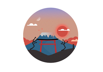 Mount Fujii 2021 2k21 adobe adobe illustrator design illustration minimal vector