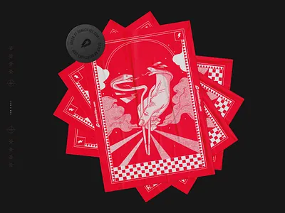 food cards adobe photoshop app dellivery food illustration procreate snake sticks