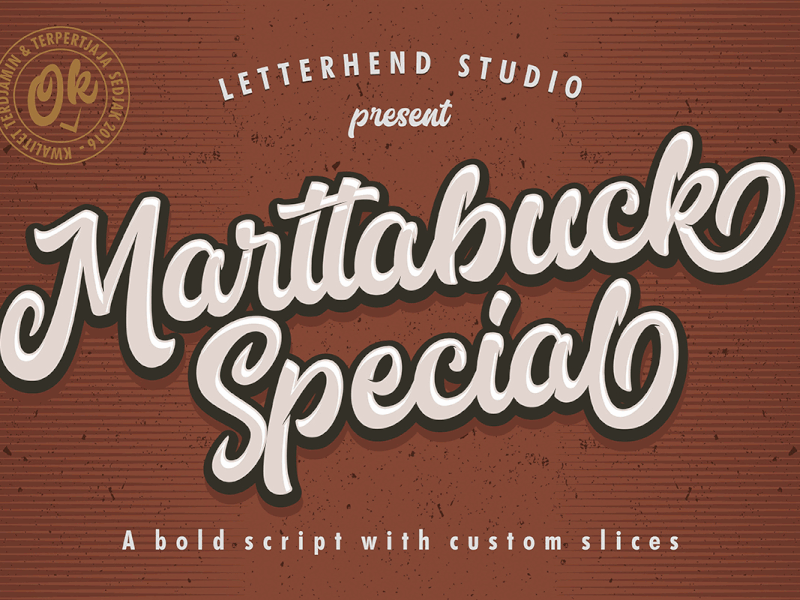 Marttabuck Script freebies multi language