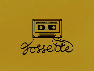 GOSSETTE TAPE RECORDS branding design graphic graphic design logo typography