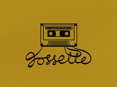 GOSSETTE TAPE RECORDS branding design graphic graphic design logo typography