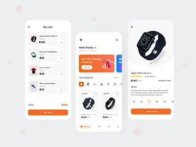 E-commerce - Mobile App app design cart discount e comerce e commerce e commerce app e commerce design e commerce shop ecommerce marketplace mobile app mobile app design mobile design mobile ui online shop product sale shopping cart ui kit