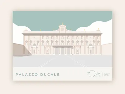 Palazzo Ducale di Sassuolo, Modena branding color palette illustration illustration art illustration design illustrator italia italianstyle italy minimal modena palette