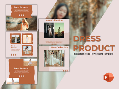 Instagram Feed - Dress branding creative design fashion graphic presentation presentation layout presentation template presentations