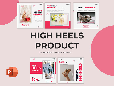 Instagram Feed - High Heels branding creative design fashion graphic presentation presentation layout presentation template presentations