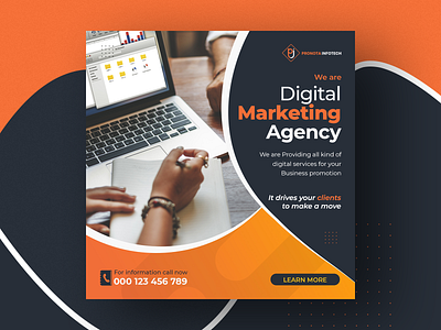 Digital Marketing | Instagram Banner Design advertising design digital marketing digital marketing strategy graphic design increase sale instagram instagram banner marketing marketing strategy typography