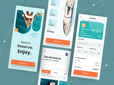 Yacht Booking App Design app design app designers app development app development company design dribbble dribbble best shot ui uiux uiux design uiuxdesigner ux yacht yacht booking yacht booking app yachts