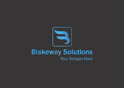 Blakeway solutions Logo blakeway solutions logo blakeway solutions logo branding bussiness logo creative logo creative logo design illustration logo design logo designs logodesign project logo tune of freelancer logo design unique logo design