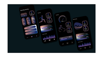 Fitness app fitness app design fitness app ui illustraion