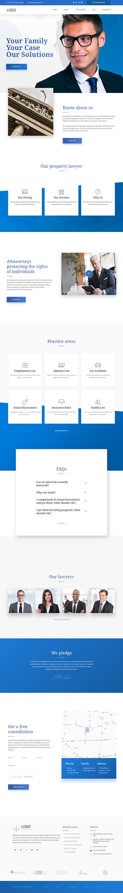 Lawyer Wordpress Website car business cv elementor elementor pro elementor pro landingpage personal website website wordpress wordpress blog wordpress website