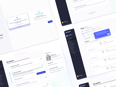 Algolia onboarding journey algolia documentation links onboarding saas search stepper to do list tooltip wizard