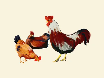 chicken/childrenbook bookillustration chicken colorful digital illustration drawing illustration kids illustration