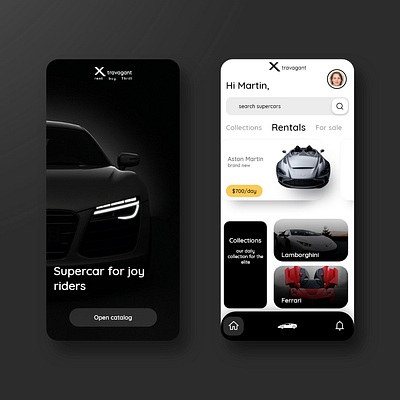 CAR RENTAL MOBILE APP adobe xd app branding design mobile app mobile ui ui ux