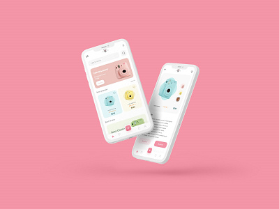 camera ecommerce app design ui ux