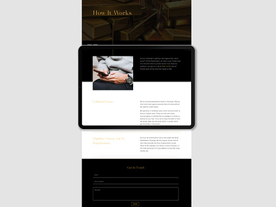 Jewellery Website Design black black website clean jewellery jewellery shop minimal pawn pawnbroker pawnshop sleek website website design