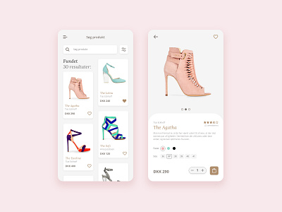 Boutique Mobile Concept app design mobile ui ux