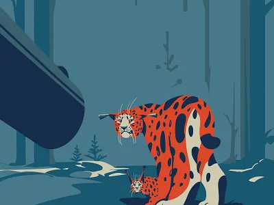 Mother adobeillustrator animal animals animals illustrated art cat cats digitalart digitalillustration drawing ecology graphic hunting illustration illustration art illustrator lynx vector vector artist wildlife