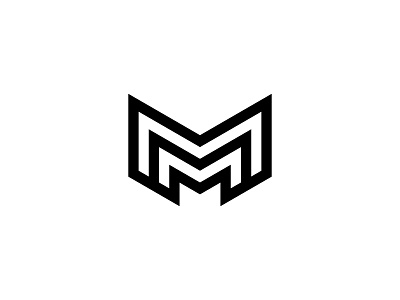 MM Monogram abstract brand design branding clean design identity iocn logo logo design logotype m minimal mm mm logo mm monogram modern monogram simple typography vector