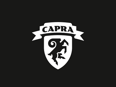 Capra goat logo ram