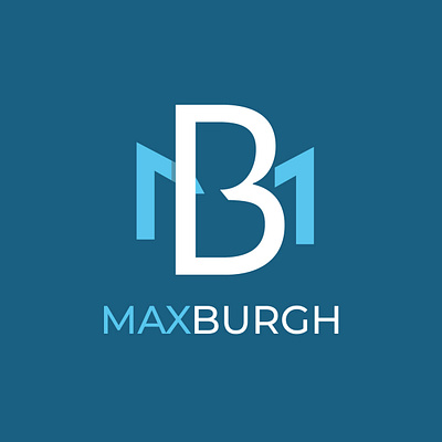 maxburgh logo branding design illustration logo minimal professional logo unique logo unique logo design