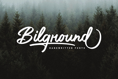 Bilground - Handwritten Fonts font freefont handwrittenfont scriptfont typography