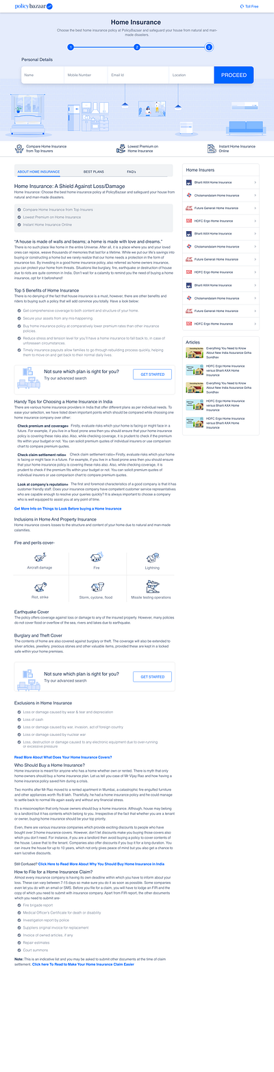 Home insurance web pq3 3