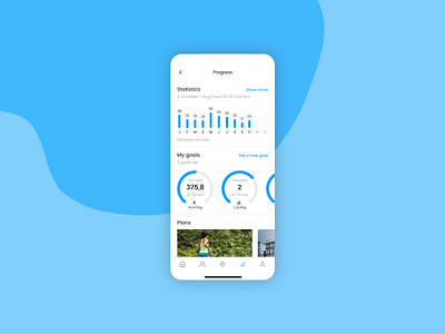 Daily UI 041 - Workout Tracker app dailyui dailyui041 design figma mobile mobile app mobile design mobile ui training training app ui workout workout app workout tracker
