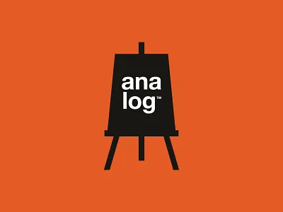 Analog analog brand branding branding and identity branding design canvas design easel helvetica identity illustration jay master design logo old school packaging painting typography