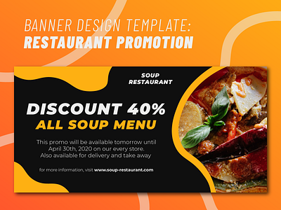 Restaurant Banner Design Template banner banner template cafe cafeteria cuisine design food graphic graphics restaurant template