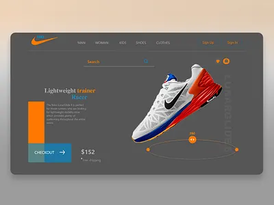 Nike :) app design graphic design illustration logo ui ui design ux ui web website