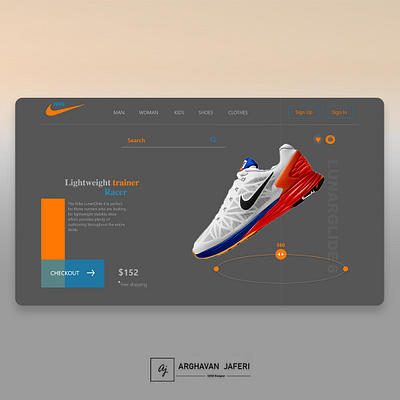 Nike :) app design graphic design illustration logo ui ui design ux ui web website