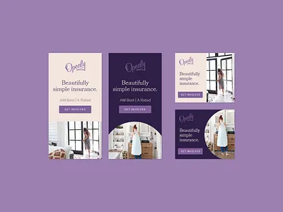 Beautifully Simple banner ad branding display ads