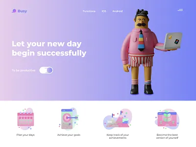 Virtual Planning Assistant Concept app branding concept design graphic design illustration ui ux web website