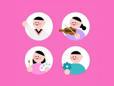 Illustration for Kids applicaion character children graphic illustration kids