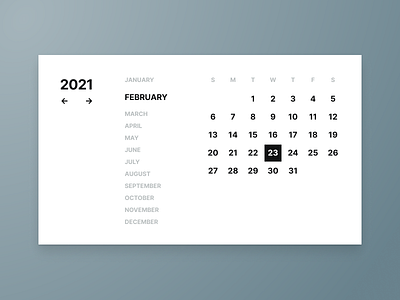 Date picker clean date picker day picker minimal minimalist modal product selector ui webapp webapps