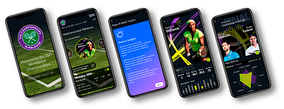 Wimbledon Redesigned design mobile sports ui ux