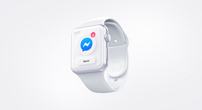 Neumorphism WatchOS Messenger apple watch apple watch design facebook ui iwatch ui messenger app messenger ui messenger watch neumorphic neumorphic design neumorphics neumorphism neumorphisme ui watchos