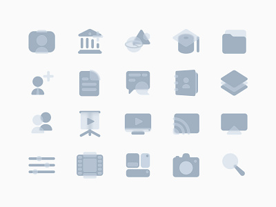 Zeomathic icon set app icon mobile monochrome ui ux