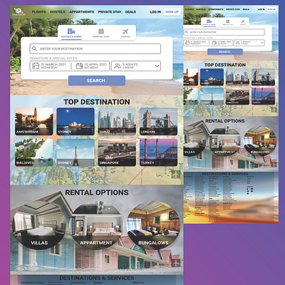 Travisor Landing page landingpage travel travelling website