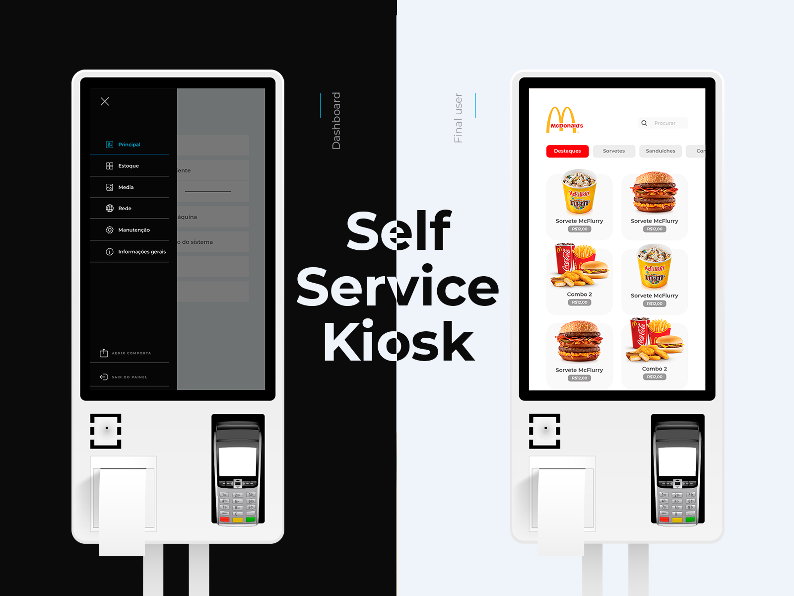 Example of Imach Kiosk - UI/UX / Interface
