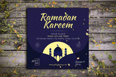 Ramadan Kareem Social Media Banner banner iftar iftar party pilgrimage ramadan ramadan banner ramadan flyer ramadan kareem social media