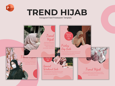 Instagram Feed - Trend Hijab branding creative design fashion graphic presentation presentation layout presentation template presentations
