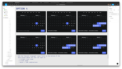 Date Picker UX Updates! calendar date date picker figma input interaction language natural panel picker text time time picker