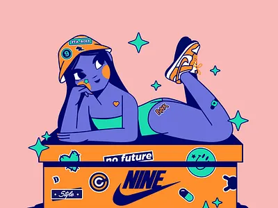 DREAMING art characterdesign creativity design digitalart draw illustration sneaker sneakerhead sneakerlovers streetstyle