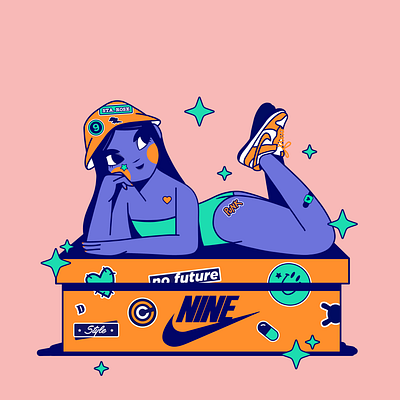 DREAMING art characterdesign creativity design digitalart draw illustration sneaker sneakerhead sneakerlovers streetstyle