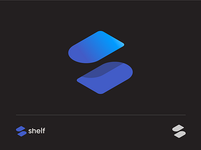 Shelf Logo ecommerce hover layers logistics logo shadow shelf