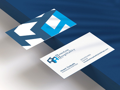 Business Card Design blue brand branding business business card business card design design graphic design hospitality houston identity marketing print print design typography vector