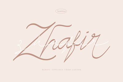 Zhafir Script Font branding creative creative market dafont design font free identity logo script typeface