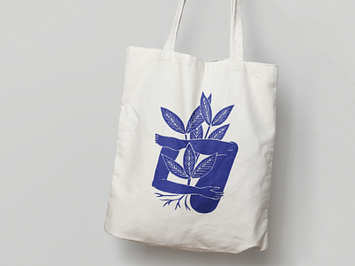 Root & Limb Pilates Logo Design branding fitness fitness logo holistic logo organic pilates pilates logo tote tote bag